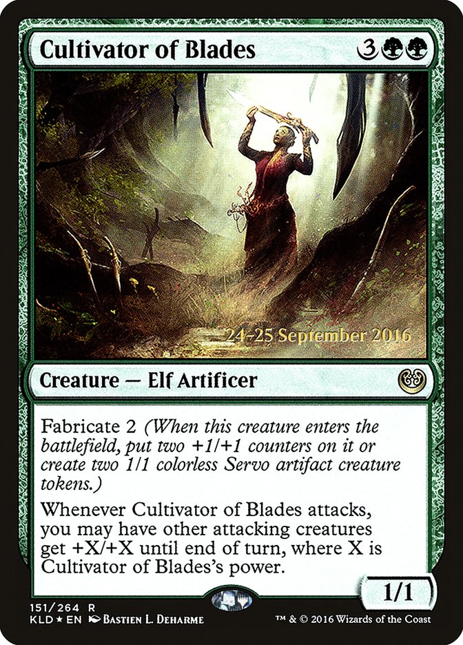Cultivator of Blades [Kaladesh Prerelease Promos] - Magic: The Gathering - Card Brawlers | Quebec | Canada |