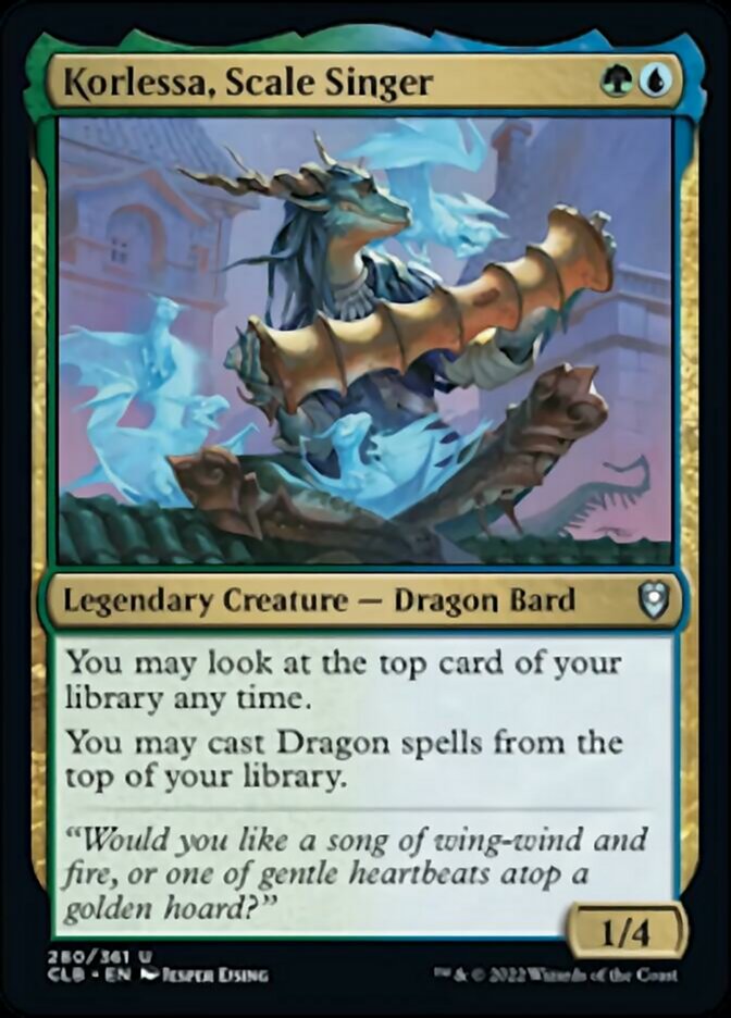 Korlessa, Scale Singer [Commander Legends: Battle for Baldur's Gate] - Magic: The Gathering - Card Brawlers | Quebec | Canada |