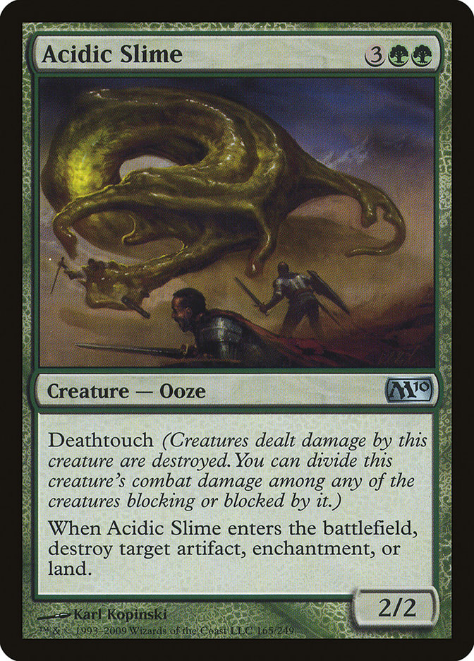 Acidic Slime [Magic 2010] - Magic: The Gathering - Card Brawlers | Quebec | Canada |