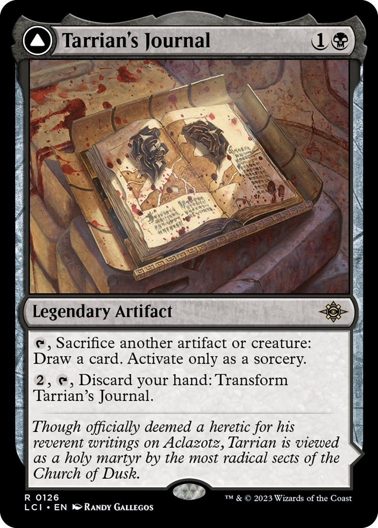 Tarrian's Journal // The Tomb of Aclazotz [The Lost Caverns of Ixalan] - Magic: The Gathering - Card Brawlers | Quebec | Canada |