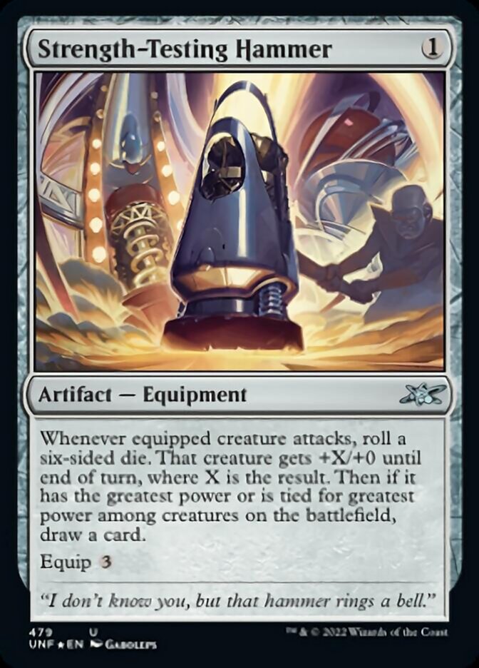 Strength-Testing Hammer (Galaxy Foil) [Unfinity] - Magic: The Gathering - Card Brawlers | Quebec | Canada |