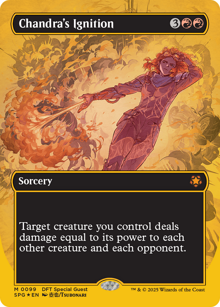 Chandra's Ignition (Borderless) (First-Place Foil) [Aetherdrift Special Guests] - Magic: The Gathering - Card Brawlers | Quebec | Canada |