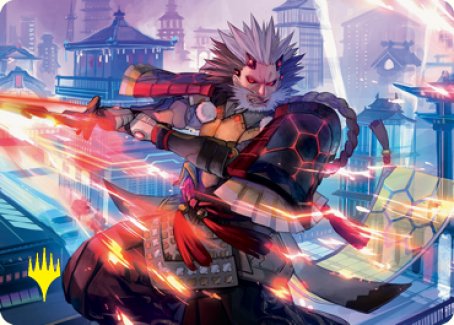 Isshin, Two Heavens as One 2 Art Card (Gold-Stamped Signature) [Kamigawa: Neon Dynasty Art Series] - Magic: The Gathering - Card Brawlers | Quebec | Canada |