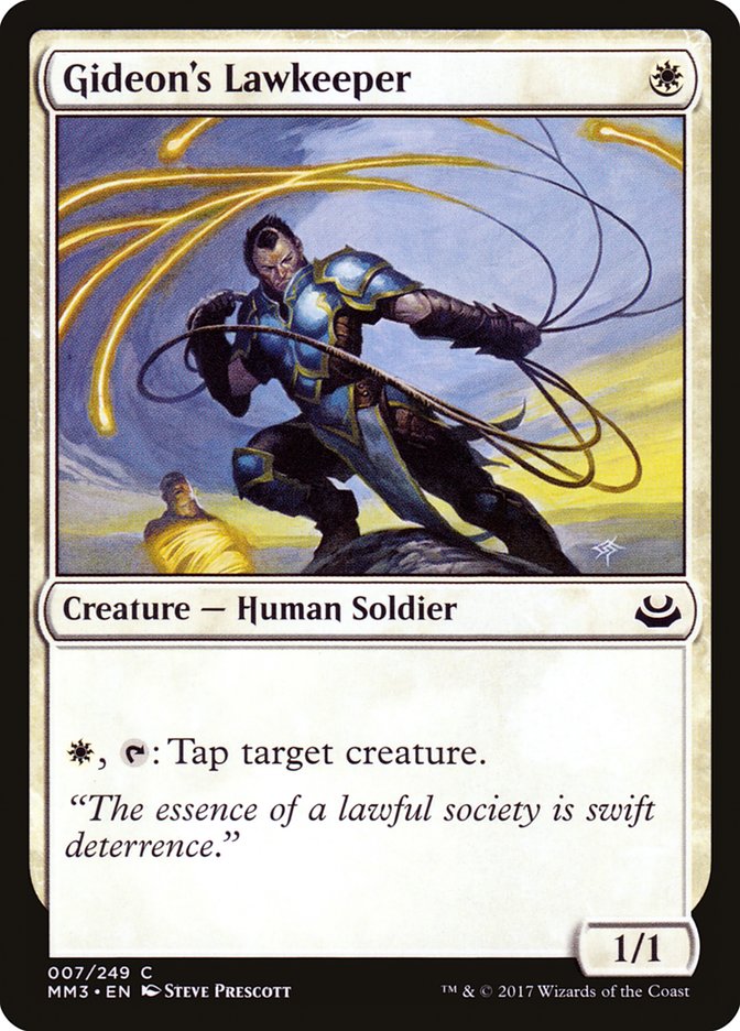 Gideon's Lawkeeper [Modern Masters 2017] - Magic: The Gathering - Card Brawlers | Quebec | Canada |
