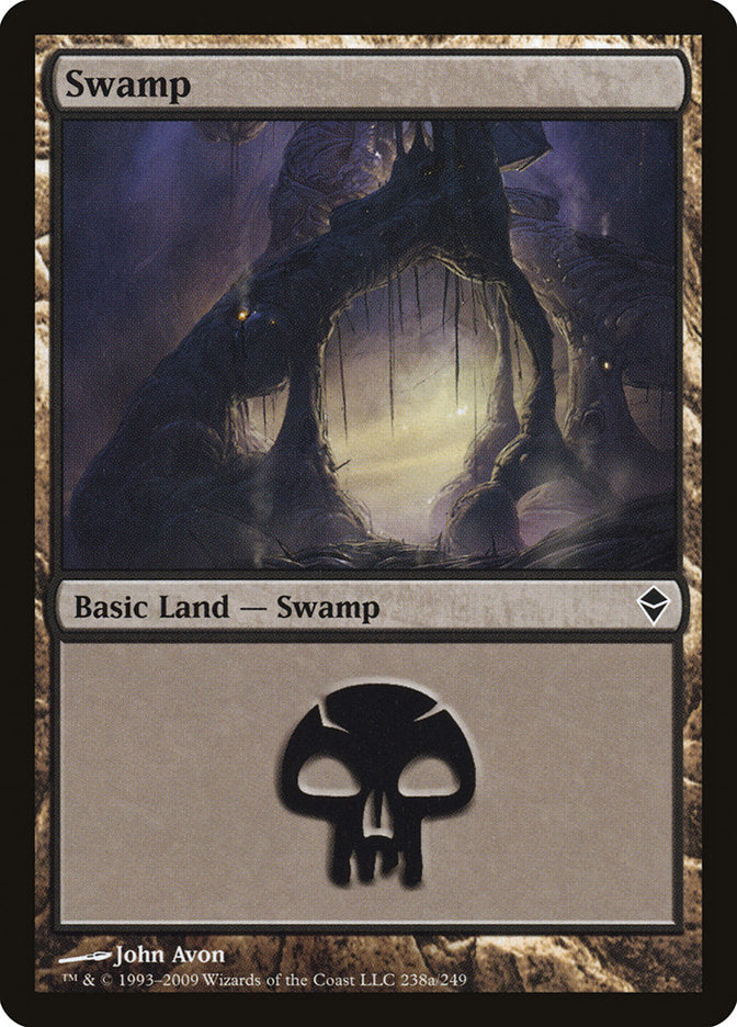 Swamp (238a) [Zendikar] - Magic: The Gathering - Card Brawlers | Quebec | Canada |