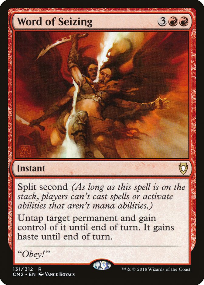 Word of Seizing [Commander Anthology Volume II] - Magic: The Gathering - Card Brawlers | Quebec | Canada |