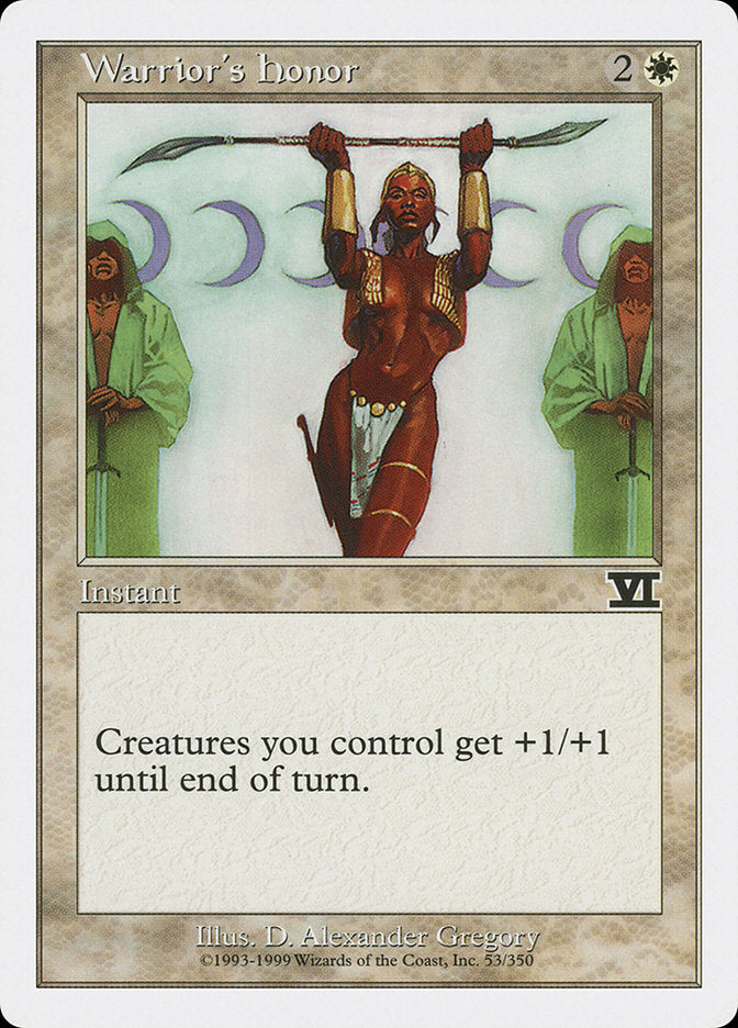 Warrior's Honor [Classic Sixth Edition] - Magic: The Gathering - Card Brawlers | Quebec | Canada |