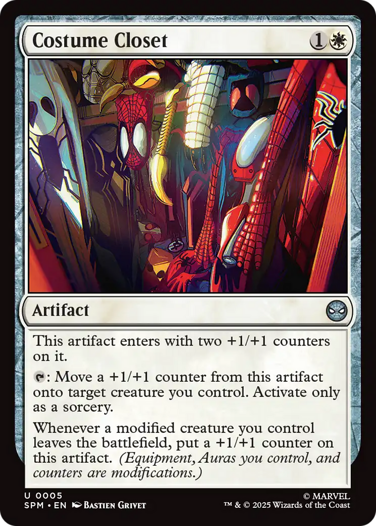 Costume Closet [Marvel's Spider-Man] - Magic: The Gathering - Card Brawlers | Quebec | Canada |