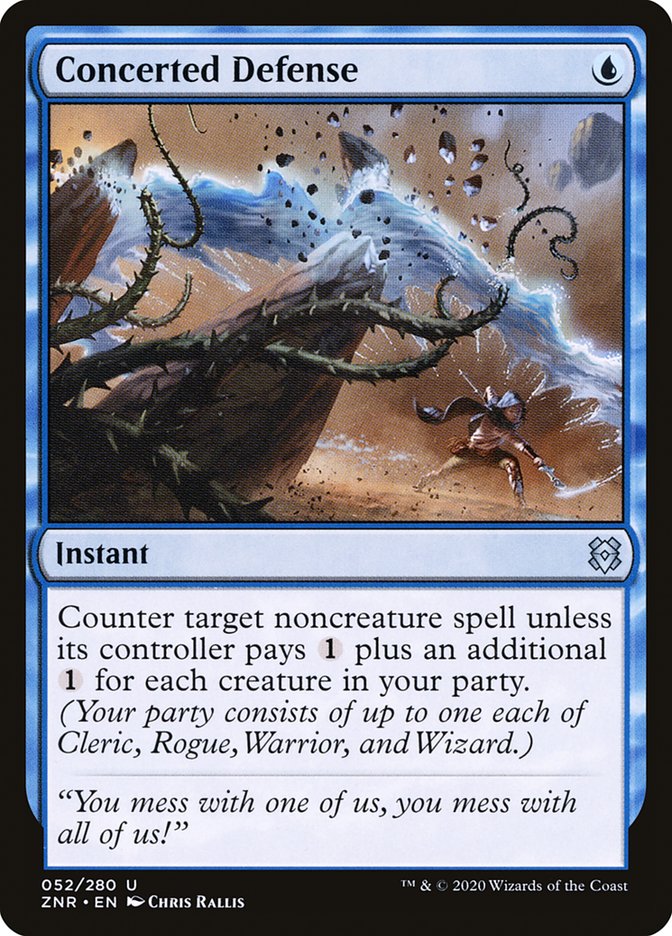Concerted Defense [Zendikar Rising] - Magic: The Gathering - Card Brawlers | Quebec | Canada |