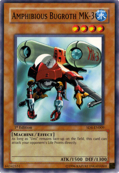 Amphibious Bugroth MK-3 [SD4-EN009] Common - Yu-Gi-Oh! - Card Brawlers | Quebec | Canada |