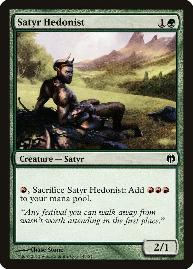 Satyr Hedonist [Duel Decks: Heroes vs. Monsters] - Magic: The Gathering - Card Brawlers | Quebec | Canada |