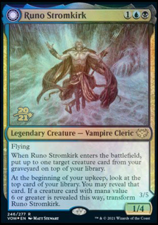 Runo Stromkirk // Krothuss, Lord of the Deep [Innistrad: Crimson Vow Prerelease Promos] - Magic: The Gathering - Card Brawlers | Quebec | Canada |