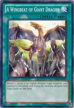 A Wingbeat of Giant Dragon [SDBE-EN023] Common - Yu-Gi-Oh! - Card Brawlers | Quebec | Canada |