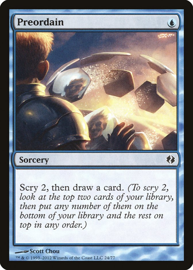 Preordain [Duel Decks: Venser vs. Koth] - Magic: The Gathering - Card Brawlers | Quebec | Canada |