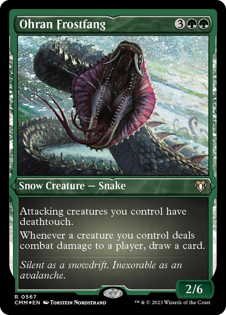 Ohran Frostfang (Foil Etched) [Commander Masters] - Magic: The Gathering - Card Brawlers | Quebec | Canada |