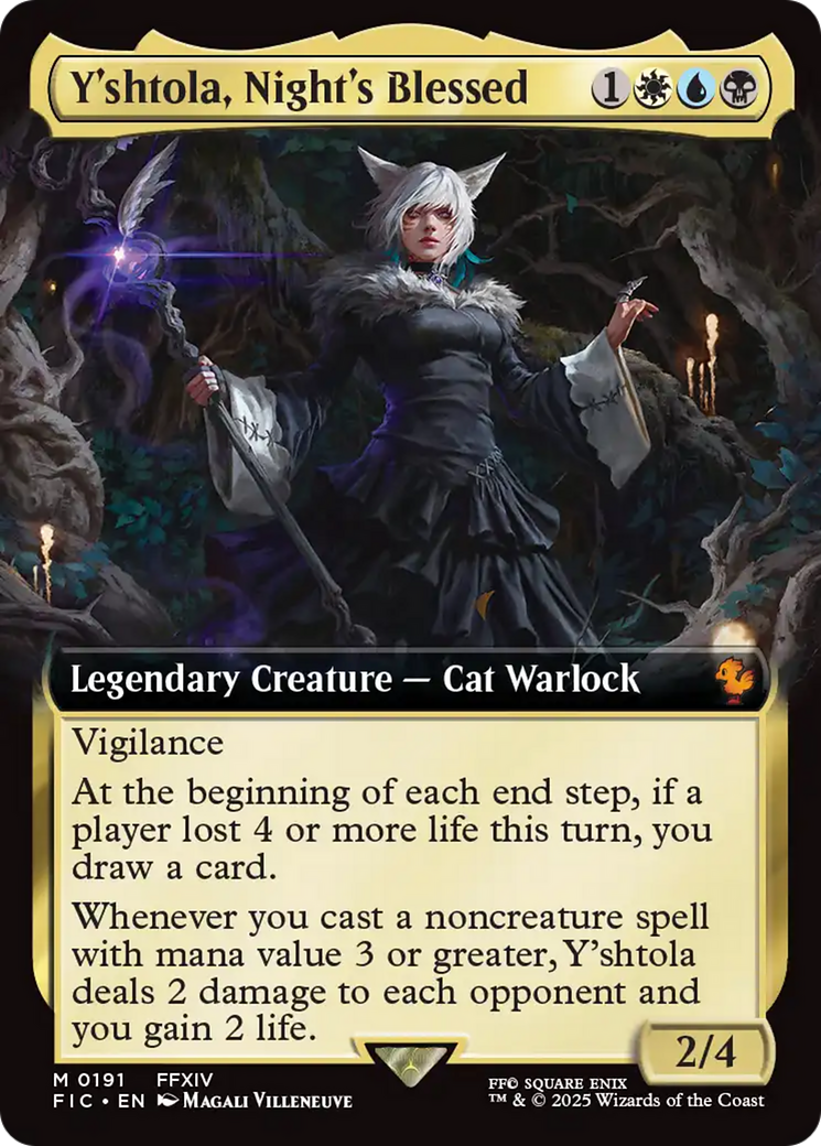 Y'shtola, Night's Blessed (Extended Art) [FINAL FANTASY Commander] - Magic: The Gathering - Card Brawlers | Quebec | Canada |