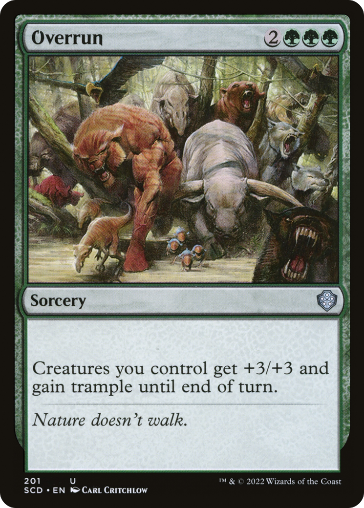 Overrun [Starter Commander Decks] - Magic: The Gathering - Card Brawlers | Quebec | Canada |