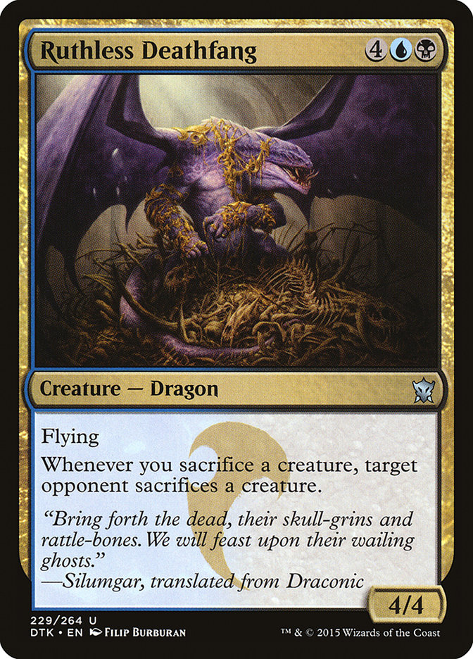 Ruthless Deathfang [Dragons of Tarkir] - Magic: The Gathering - Card Brawlers | Quebec | Canada |
