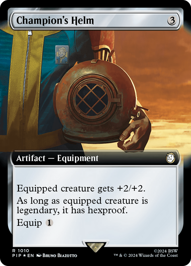 Champion's Helm (Extended Art) (Surge Foil) [Fallout] - Magic: The Gathering - Card Brawlers | Quebec | Canada |
