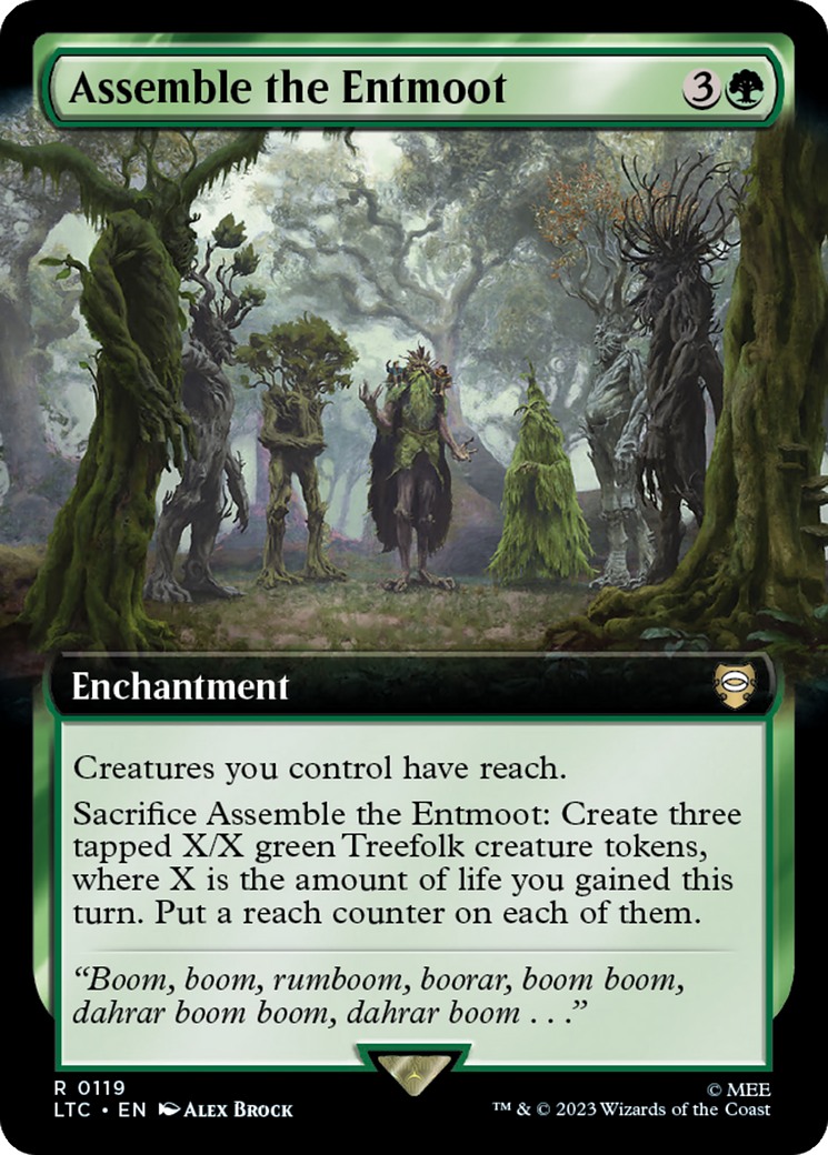 Assemble the Entmoot (Extended Art) [The Lord of the Rings: Tales of Middle-Earth Commander] - Magic: The Gathering - Card Brawlers | Quebec | Canada |