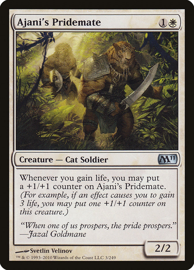 Ajani's Pridemate [Magic 2011] - Magic: The Gathering - Card Brawlers | Quebec | Canada |