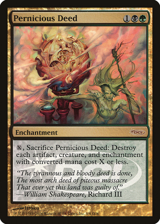Pernicious Deed [Judge Gift Cards 2006] - Magic: The Gathering - Card Brawlers | Quebec | Canada |