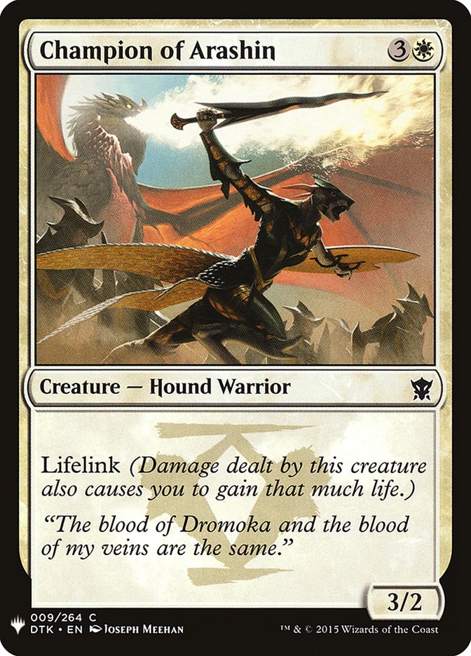 Champion of Arashin [Mystery Booster] - Magic: The Gathering - Card Brawlers | Quebec | Canada |