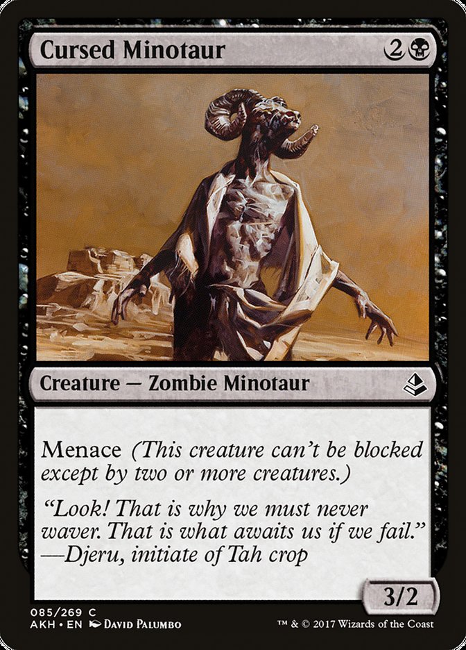 Cursed Minotaur [Amonkhet] - Magic: The Gathering - Card Brawlers | Quebec | Canada |