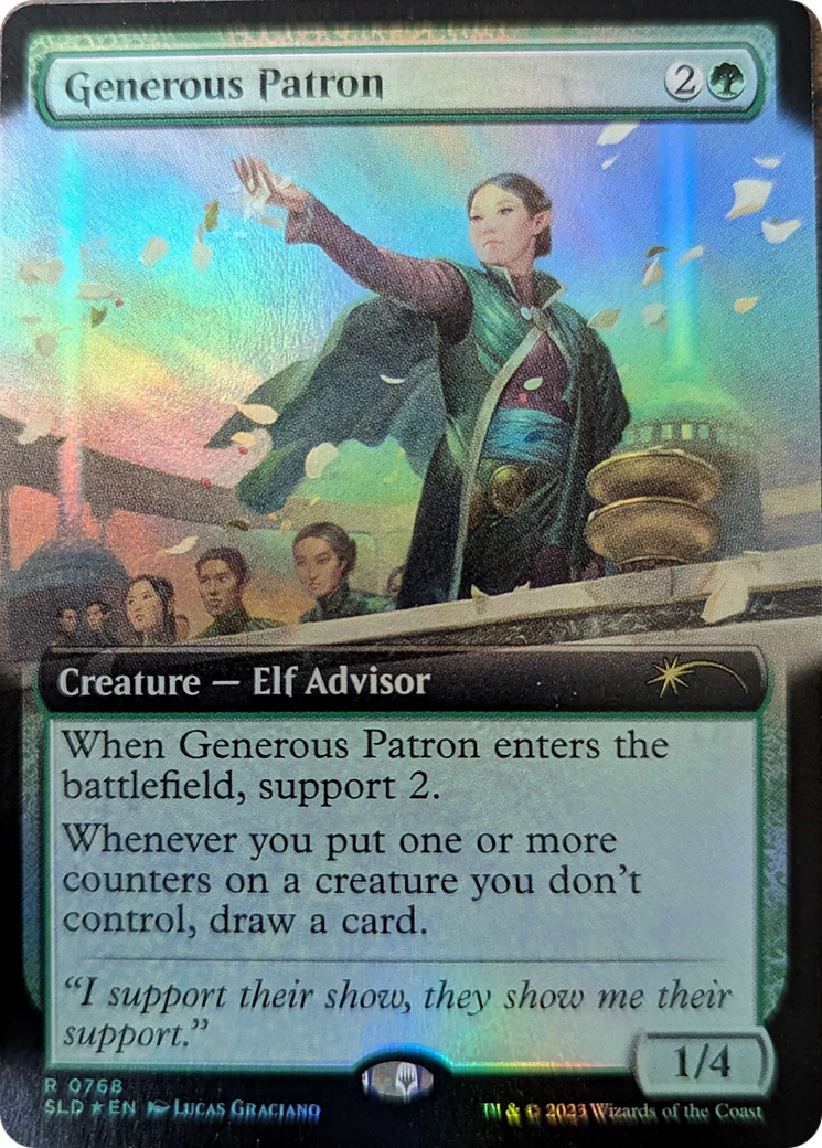 Generous Patron (Extended Art) [Secret Lair Drop Series] - Magic: The Gathering - Card Brawlers | Quebec | Canada |