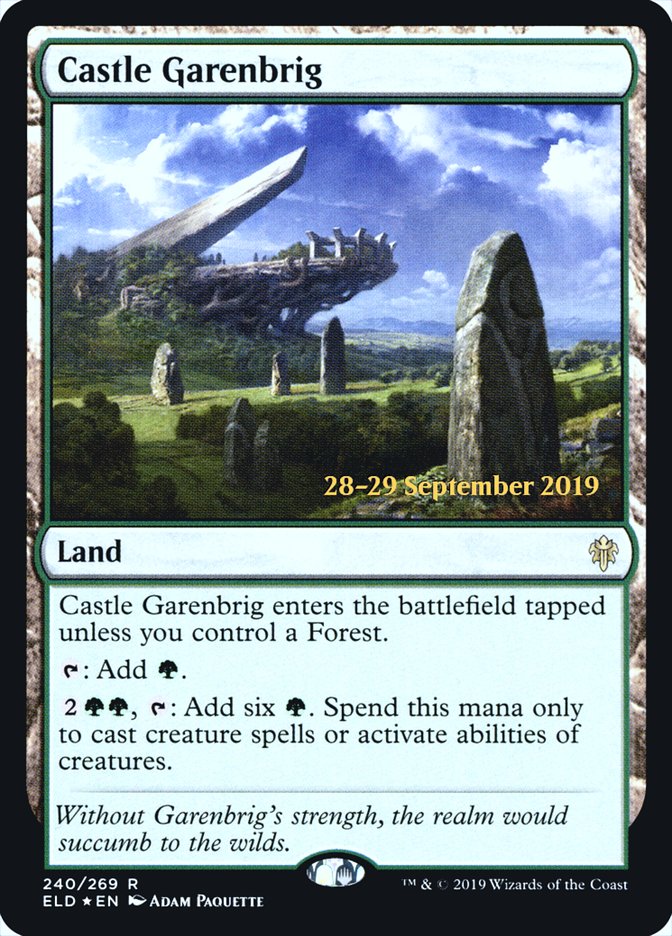 Castle Garenbrig [Throne of Eldraine Prerelease Promos] - Magic: The Gathering - Card Brawlers | Quebec | Canada |