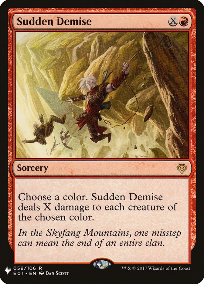 Sudden Demise [The List] - Magic: The Gathering - Card Brawlers | Quebec | Canada |