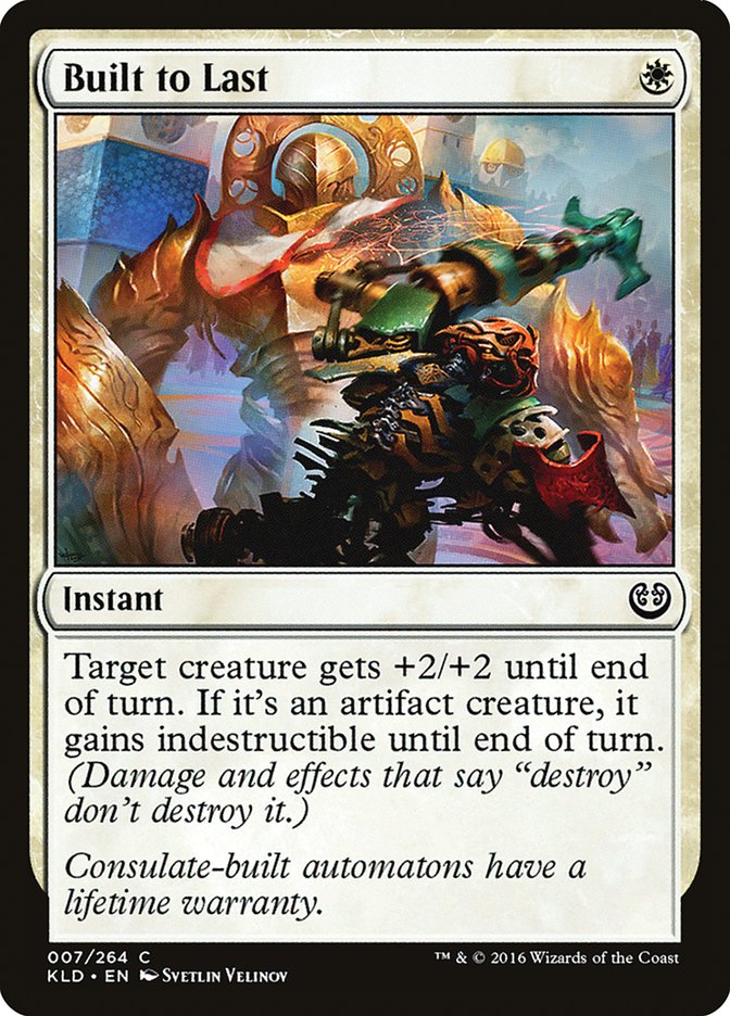 Built to Last [Kaladesh] - Magic: The Gathering - Card Brawlers | Quebec | Canada |