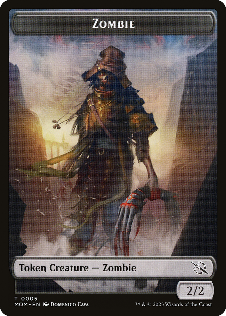 Elemental (02) // Zombie Double-Sided Token [March of the Machine Tokens] - Magic: The Gathering - Card Brawlers | Quebec | Canada |