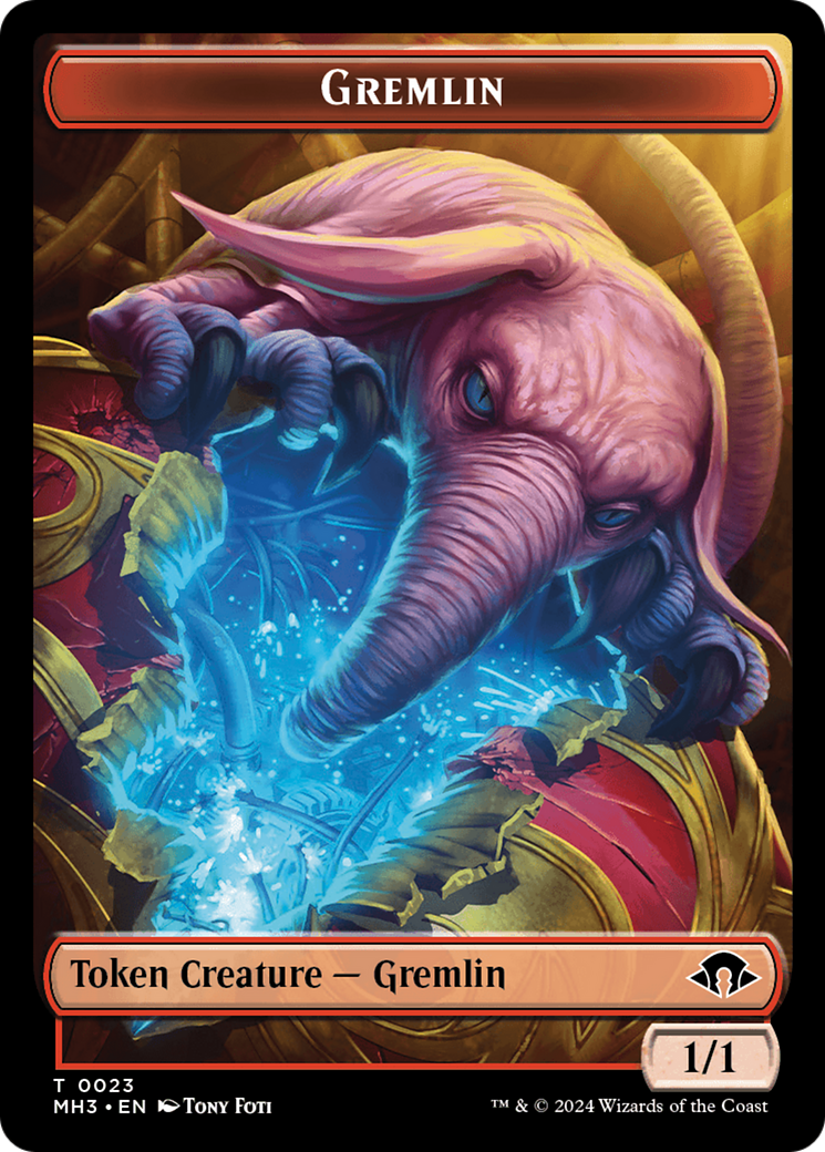 Servo // Gremlin Double-Sided Token [Modern Horizons 3 Tokens] - Magic: The Gathering - Card Brawlers | Quebec | Canada |