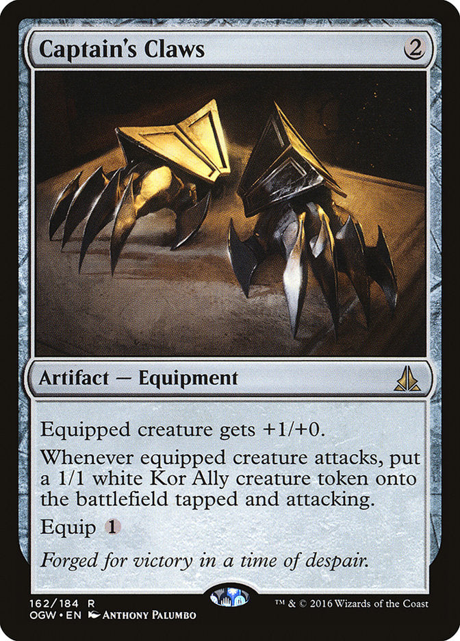 Captain's Claws [Oath of the Gatewatch] - Magic: The Gathering - Card Brawlers | Quebec | Canada |