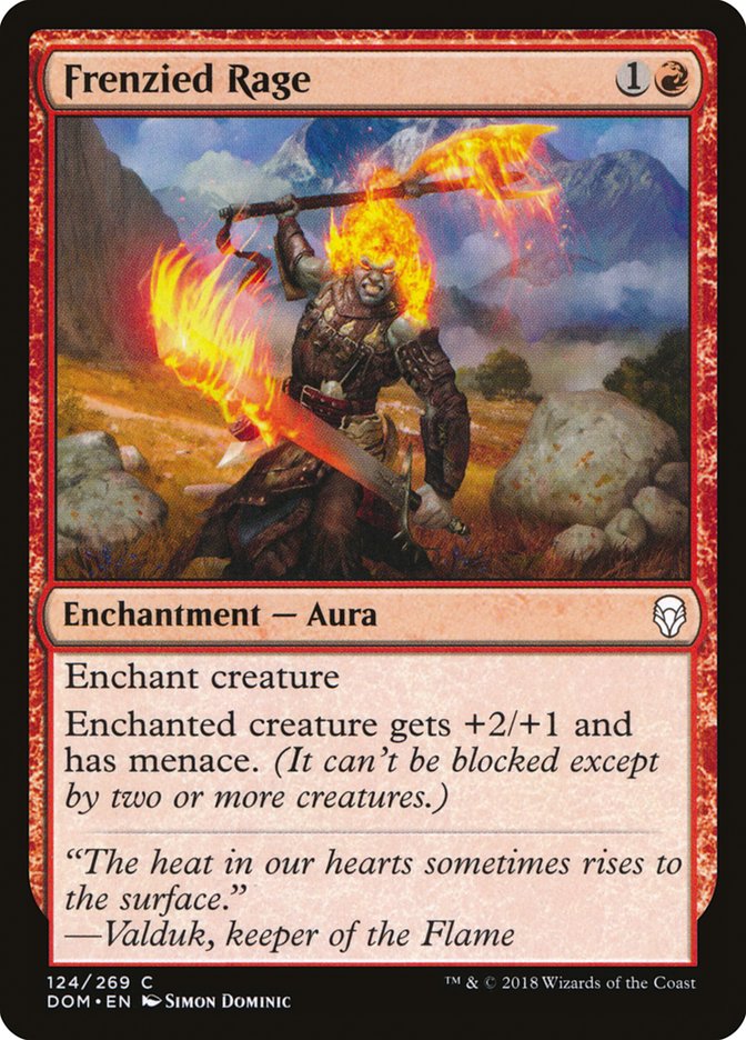 Frenzied Rage [Dominaria] - Magic: The Gathering - Card Brawlers | Quebec | Canada |