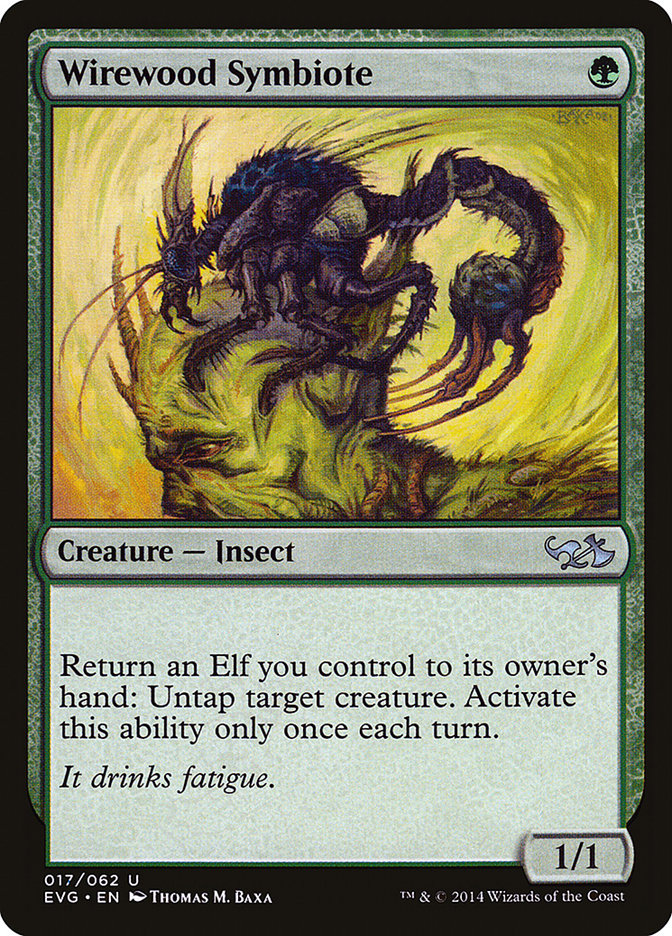 Wirewood Symbiote (Elves vs. Goblins) [Duel Decks Anthology] - Magic: The Gathering - Card Brawlers | Quebec | Canada |