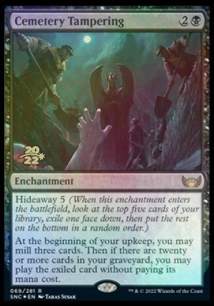 Cemetery Tampering [Streets of New Capenna Prerelease Promos] - Magic: The Gathering - Card Brawlers | Quebec | Canada |