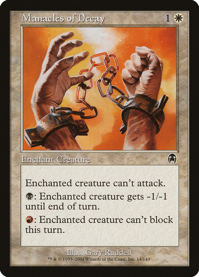 Manacles of Decay [Apocalypse] - Magic: The Gathering - Card Brawlers | Quebec | Canada |