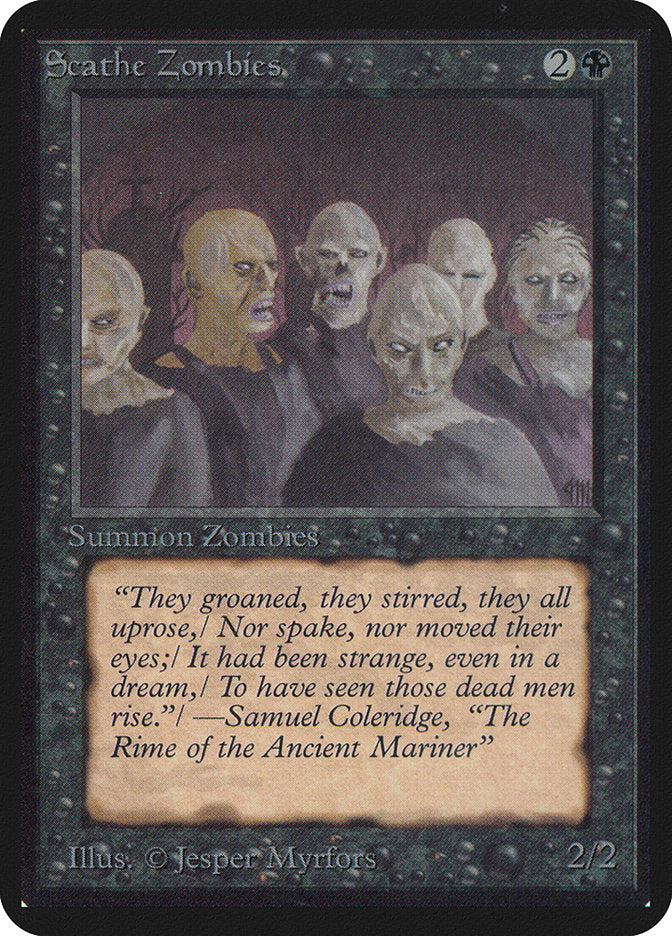 Scathe Zombies [Alpha Edition] - Magic: The Gathering - Card Brawlers | Quebec | Canada |