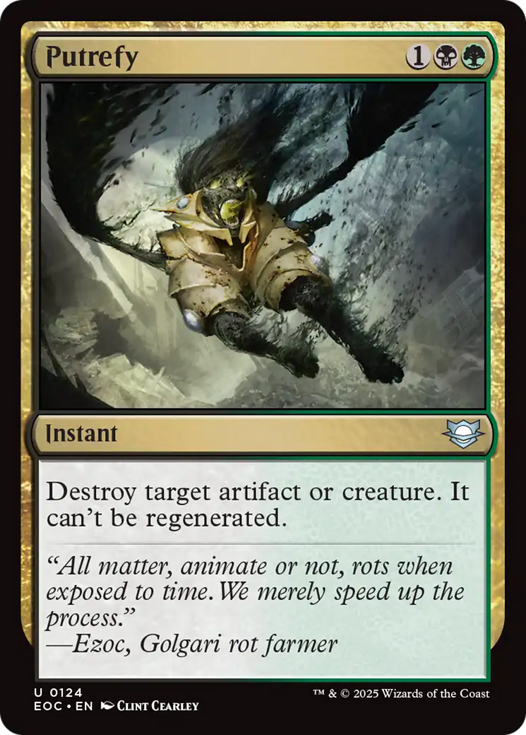 Putrefy [Edge of Eternities Commander] - Magic: The Gathering - Card Brawlers | Quebec | Canada |