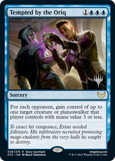 Tempted by the Oriq (Promo Pack) [Strixhaven: School of Mages Promos] - Magic: The Gathering - Card Brawlers | Quebec | Canada |