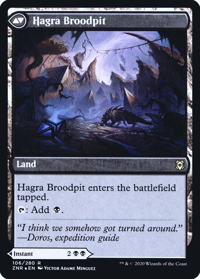 Hagra Mauling // Hagra Broodpit [Zendikar Rising Prerelease Promos] - Magic: The Gathering - Card Brawlers | Quebec | Canada |