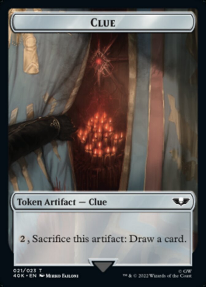 Astartes Warrior (001) // Clue Double-Sided Token [Warhammer 40,000 Tokens] - Magic: The Gathering - Card Brawlers | Quebec | Canada |