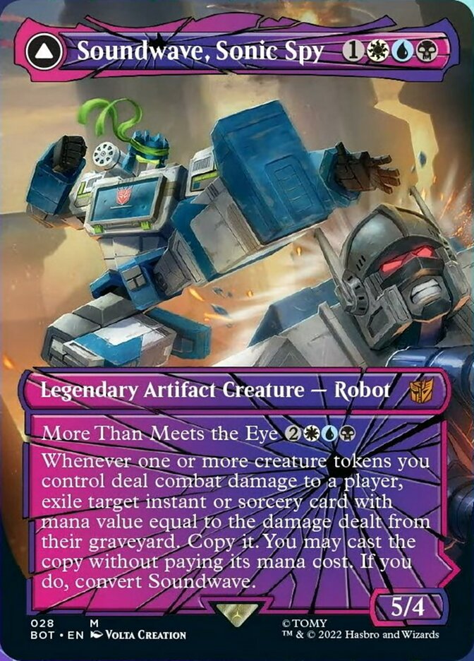 Soundwave, Sonic Spy // Soundwave, Superior Captain (Shattered Glass) [Transformers] - Magic: The Gathering - Card Brawlers | Quebec | Canada |
