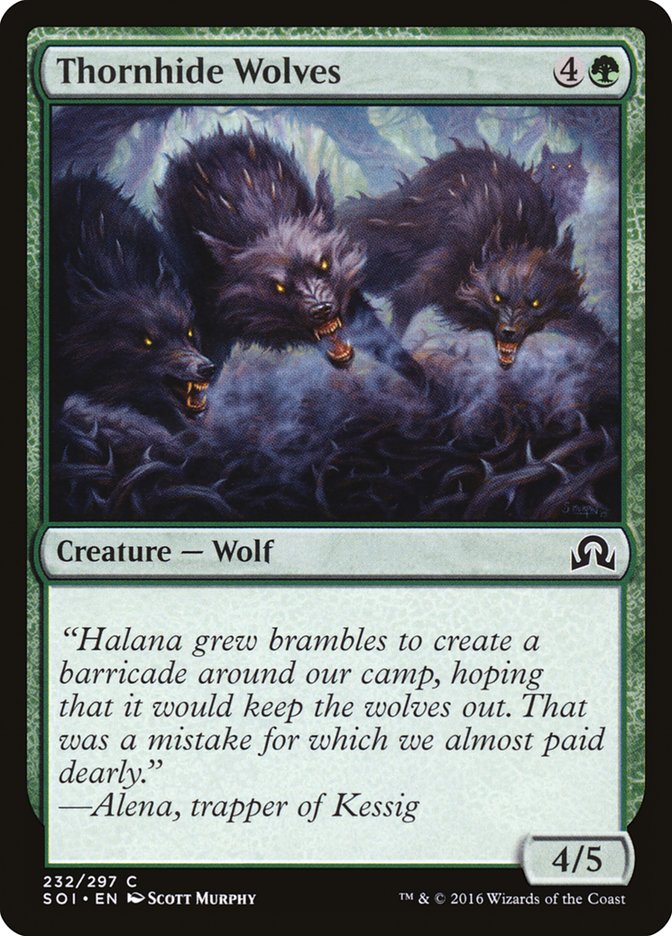Thornhide Wolves [Shadows over Innistrad] - Magic: The Gathering - Card Brawlers | Quebec | Canada |
