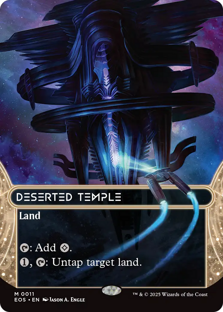 Deserted Temple (0011) (Borderless) [Edge of Eternities: Stellar Sights] - Magic: The Gathering - Card Brawlers | Quebec | Canada |