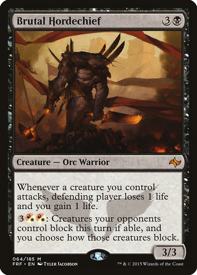 Brutal Hordechief [Fate Reforged] - Magic: The Gathering - Card Brawlers | Quebec | Canada |