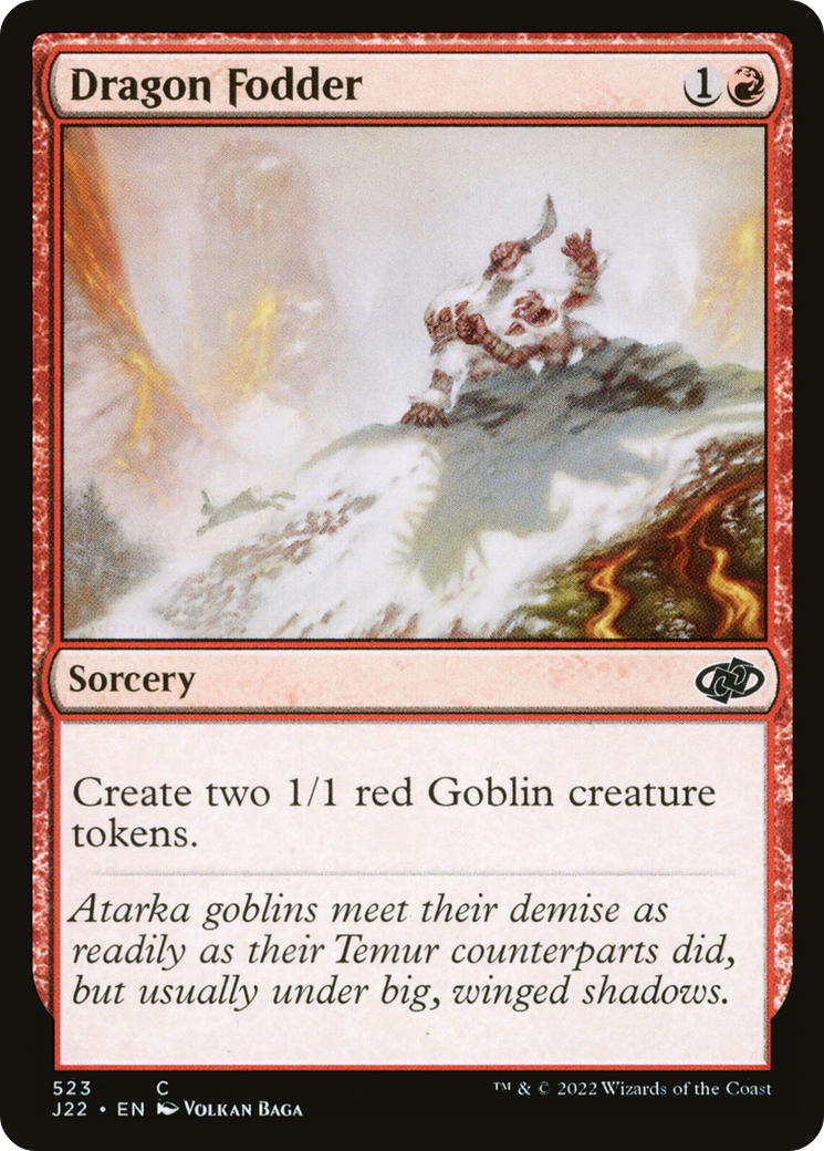 Dragon Fodder (523) [Jumpstart 2022] - Magic: The Gathering - Card Brawlers | Quebec | Canada |