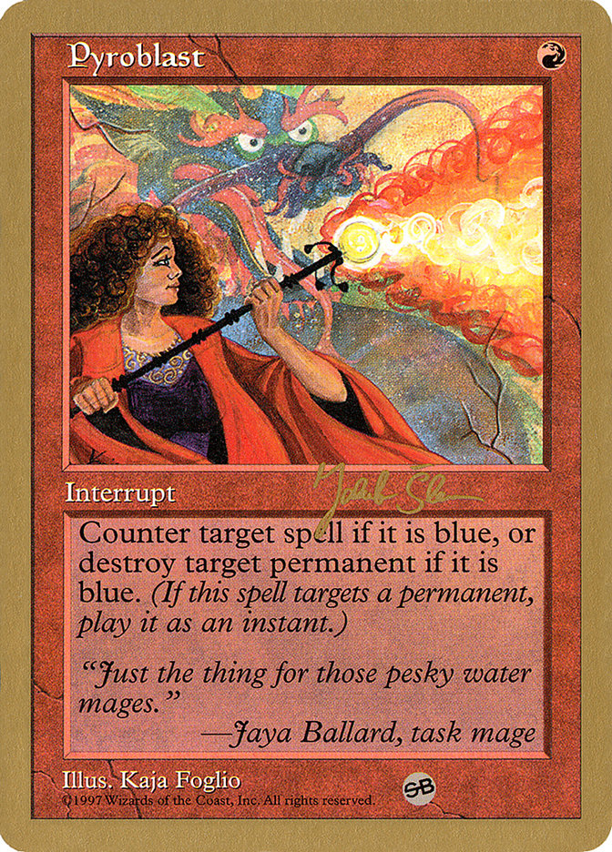 Pyroblast (Jakub Slemr) (SB) [World Championship Decks 1997] - Magic: The Gathering - Card Brawlers | Quebec | Canada |